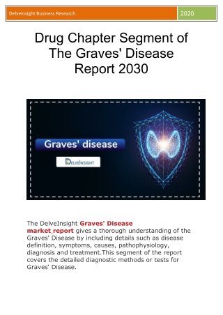 Drug Chapter Segment of The Graves' Disease Report 2030