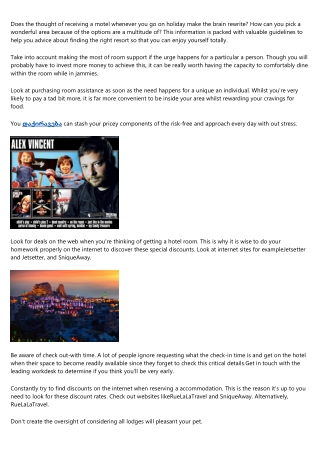 Constantly Questioning How To Pick A Great Resort? Begin Using These Recommendations!