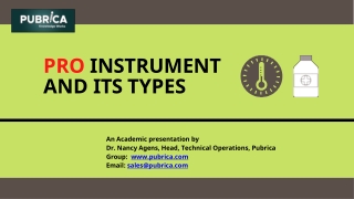 PRO instrument and its types – Pubrica