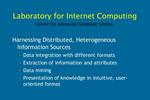 Laboratory for Internet Computing