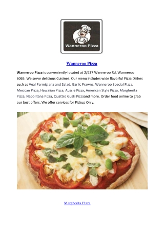 Wanneroo Pizza takeaway, WA - 5% Off