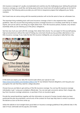 Get The Most Out Of Your Daily Life Insurance policy With This Particular Guidance