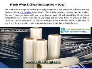 plastic packing bags supplier in dubai