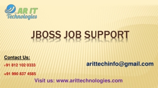 Jboss Job Support | Jboss Online Job Support - AR IT