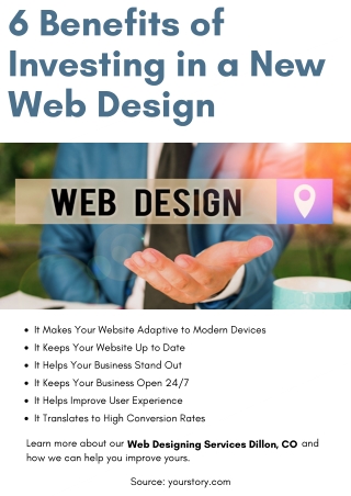 6 Benefits of Investing in a New Web Design