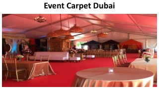 Event Carpet Dubai