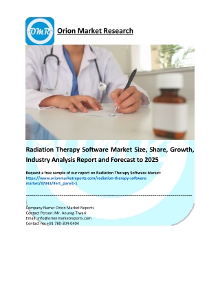 Radiation Therapy Software Market