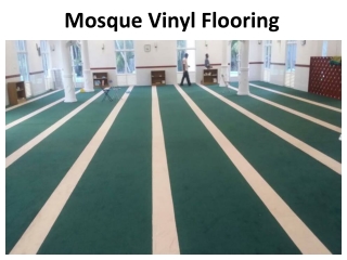 Mosque Vinyl Flooring