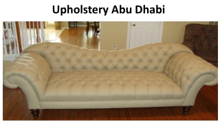 Upholstery Abu Dhabi