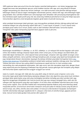 The Lazy Man S Guide To Situs Judi Bola Terpopuler