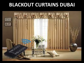 Blackout Curtains Dubai