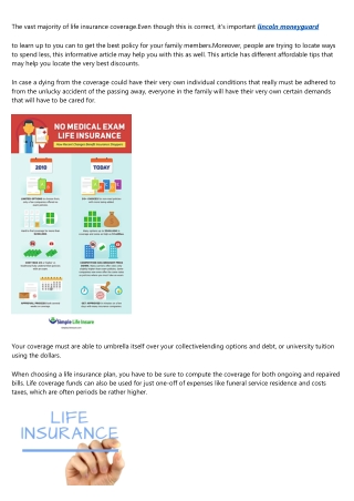 Functional Methods For Your Daily Life Insurance policy Requirements