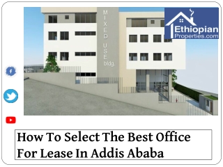 The Best Office For Lease In Addis Ababa