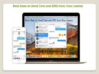 Best Apps to Send Text and SMS from Your Laptop