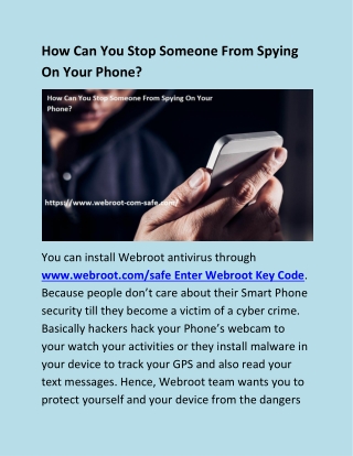 How Can You Stop Someone From Spying On Your Phone?
