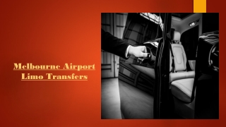 Melbourne Airport Limo Transfers