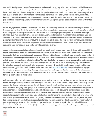 Metode Memenangkan Money Asli Dengan Sbobet Alternatif Terlengkap
