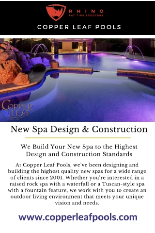 New Spa Design And Construction