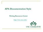 APA Documentation Style