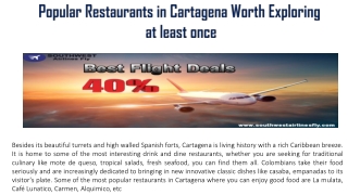 Popular Restaurants in Cartagena Worth Exploring at least once