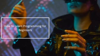 How To Learn Programming For Beginners | How To Start Coding | Learn Programming | Simplilearn