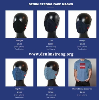 Denim Strong - Denim Face Mask