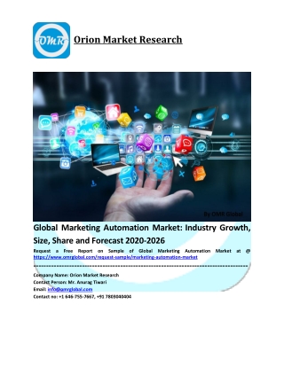 Global Marketing Automation Market Size, Share, Analysis, Industry Report and Forecast to 2026