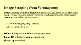 Image Scraping from Veronagroup