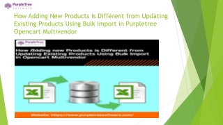 How Adding New Products is Different from Updating Existing Products Using Bulk Import in Opencart Multivendor