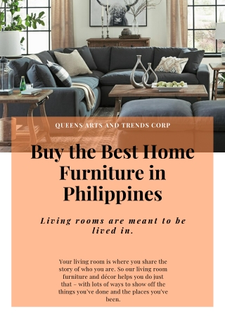 Buy The Best Home Furniture in Philippines