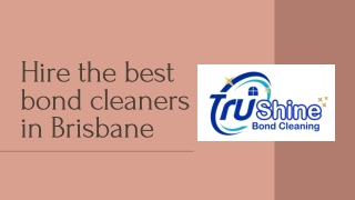 Professional bond cleaning | Trushine Bond Cleaning