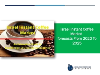 Israel Instant Coffee Market Research Report- Forecasts From 2020 To 2025