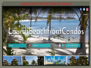 Luxury Condo Rentals Playa Del Carmen