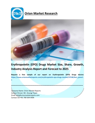 Erythropoietin (EPO) Drugs Market