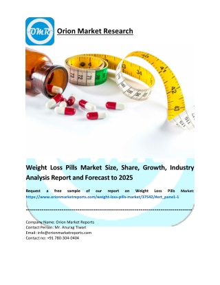 Weight Loss Pills Market