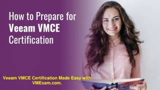 Veeam Certified Engineer (VMCE) Certification | Question & Answer