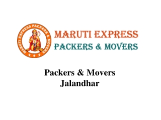 Packers and Movers Jalandhar