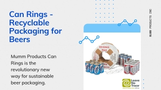 Beer Rings -Recyclable Packaging for Beers