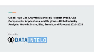 Flue Gas Analyzers Market by Product Types, Gas Components, Applications, and Regions — Global Industry Analysis, Growth