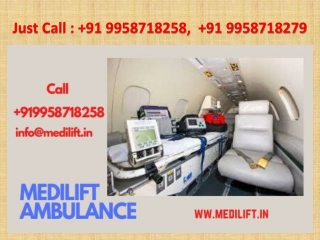 Economical Medilift Air Ambulance Service in Kolkata