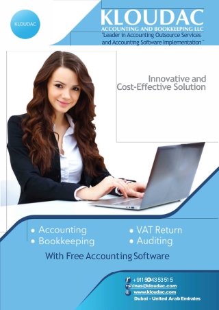 Accounting Companies in Dubai | Call Now @  971 50 43 53 515