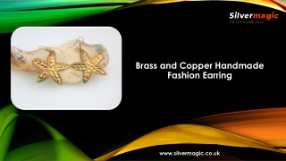 Brass and Copper Handmade Fashion Earring