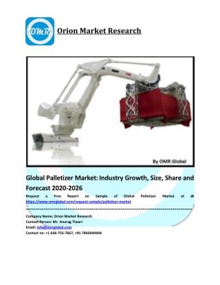 Global Palletizer Market Size, Industry Trends, Share and Forecast 2020-2026