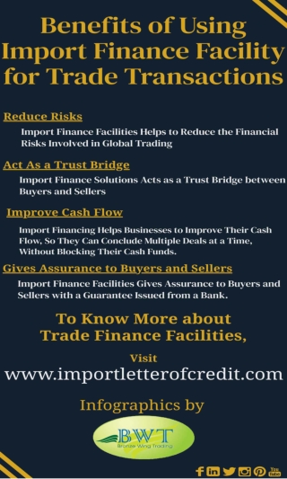 Infographic: Import Finance Facility – Import Letter of Credit