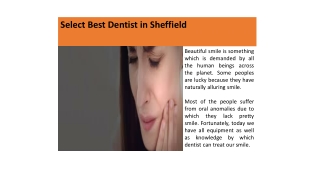 Dentist in Sheffield