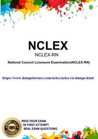 2020 NCLEX-RN Dumps - NCLEX-RN Questions Answers - Dumpsforsure.com