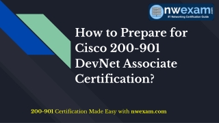 Get Certified with Cisco 200-901 DevNet Associate Certification