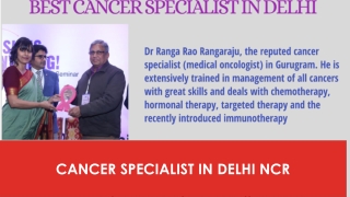 cancer specialist in Delhi NCR