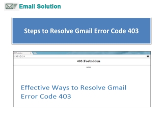 1-800-316-3088 Steps to Resolve Gmail Error Code 403