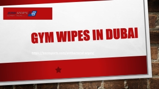 Gym Wipes in Dubai